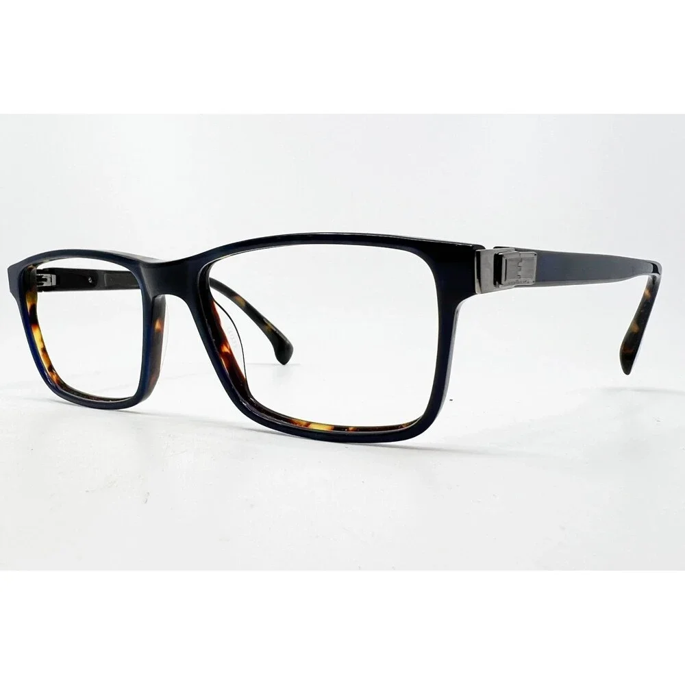 Garland Eyeglasses Mens Navy Tortoise Rectangle Frames 56-17-145 42433